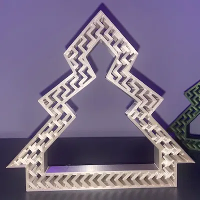 Cây Thông Giáng Sinh Xương Cá Rỗng Ruột