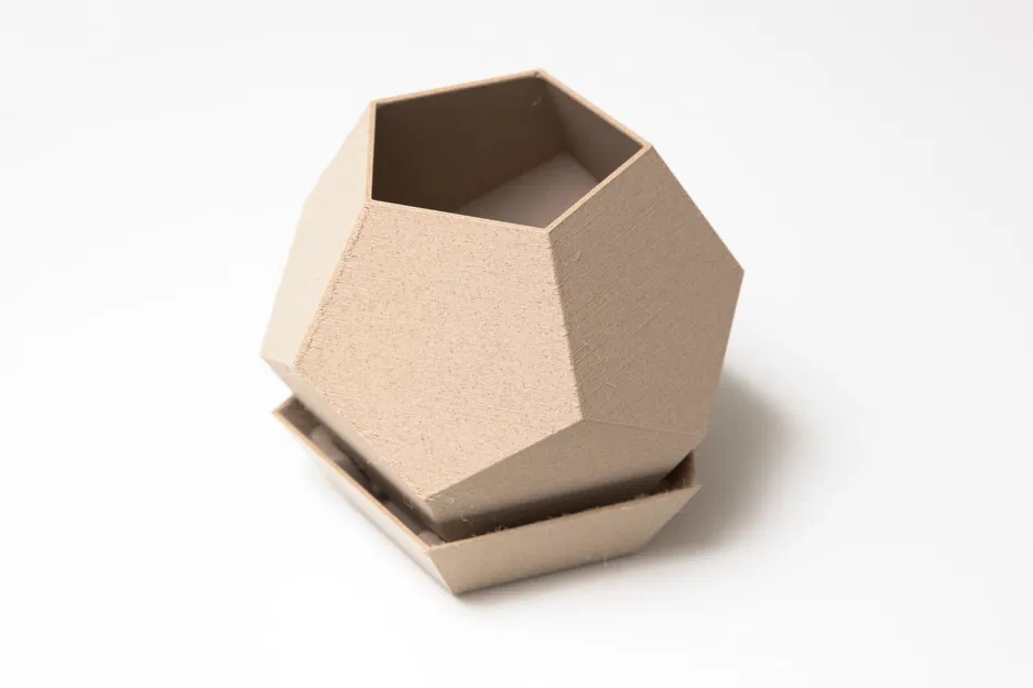 Chậu Hoa Dodecahedron Có Đĩa Hứng - Image 2