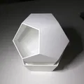 Chậu Hoa Dodecahedron Có Đĩa Hứng - Thumbnail 6