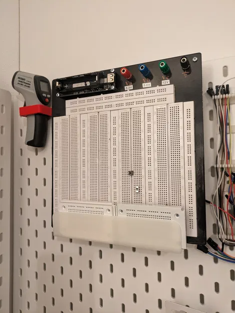 Giá đỡ điện thoại và máy tính bảng Ikea Skadis - Hai bên mở - Image 2