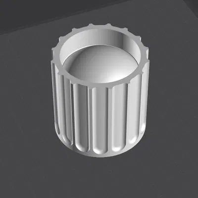 Chậu Cây Hình Trụ Chi Tiết Màu Xanh