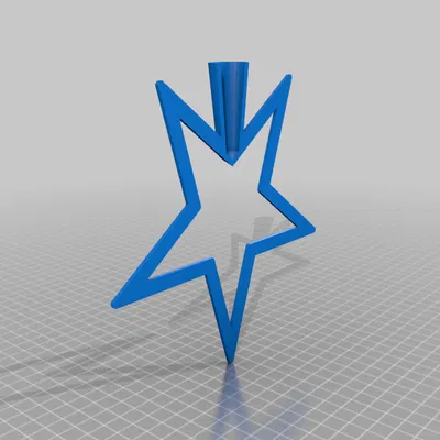 Đỉnh Cây Thông Noel Tối Giản (Cỡ Nhỏ)