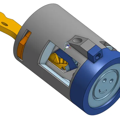 Mô hình ổ khóa Fichet 787z phong cách cắt lớp