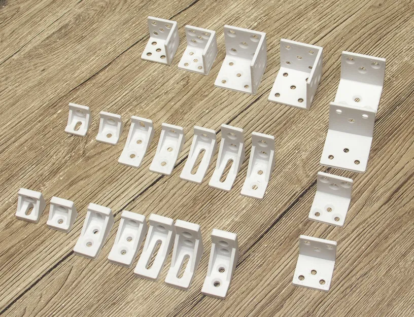 Cập nhật: Gói phụ kiện: 14 ke góc L và 16 ke góc vuông (bản dày 3mm và 6mm) - Image 1