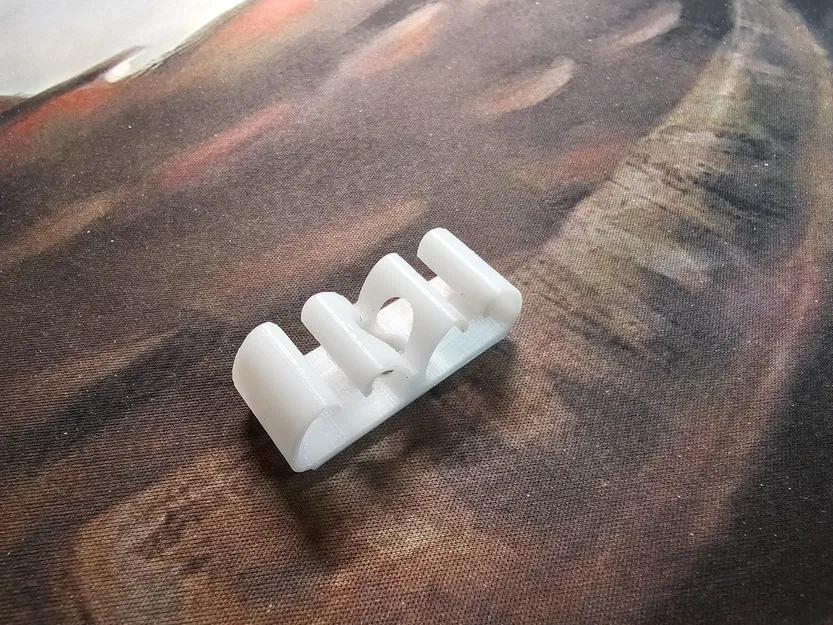 Kẹp Giữ Đôi Dây Cáp (Có Thể Vít Hoặc Dán) - Image 2