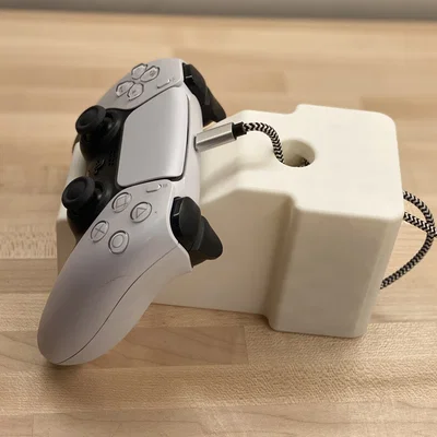 Giá đỡ Tay cầm Playstation 5 kiêm Chỗ Cất Dây cáp