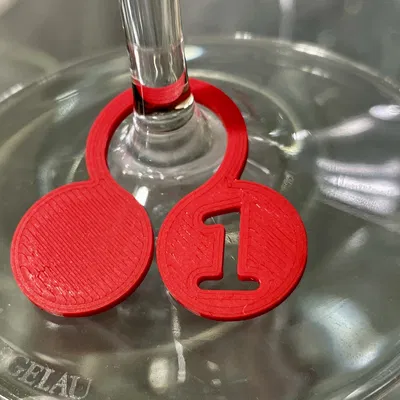 Thẻ Tên Ly / Thức Uống / Rượu Vang