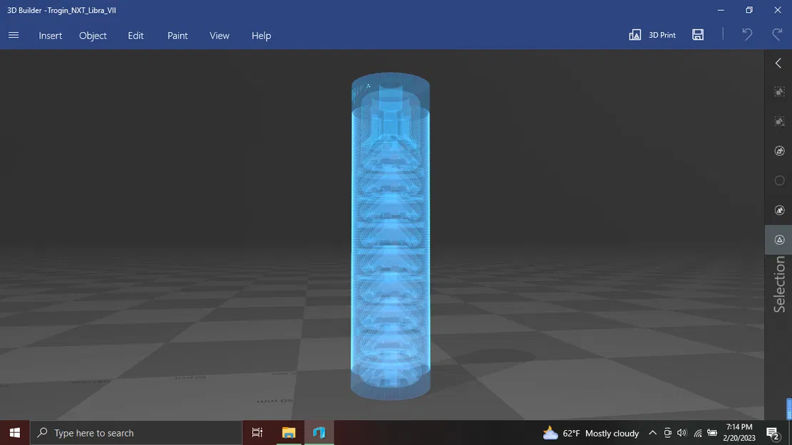 Ống giảm thanh Airsoft Trojan NTX Libra VII - Image 3