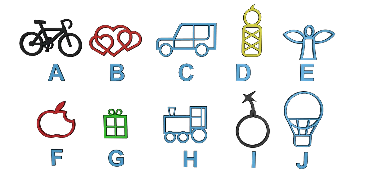 Trang trí Ornament Cho Món Quà - Dễ In - Image 1