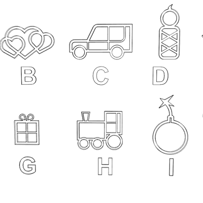 Trang trí Ornament Cho Món Quà - Dễ In