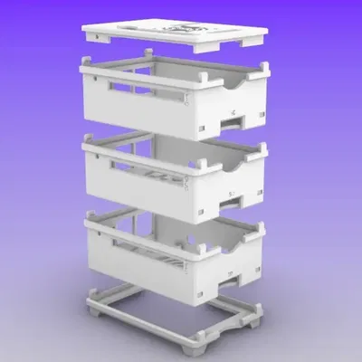 Vỏ Case Xếp Chồng Modul Cho Pi 3