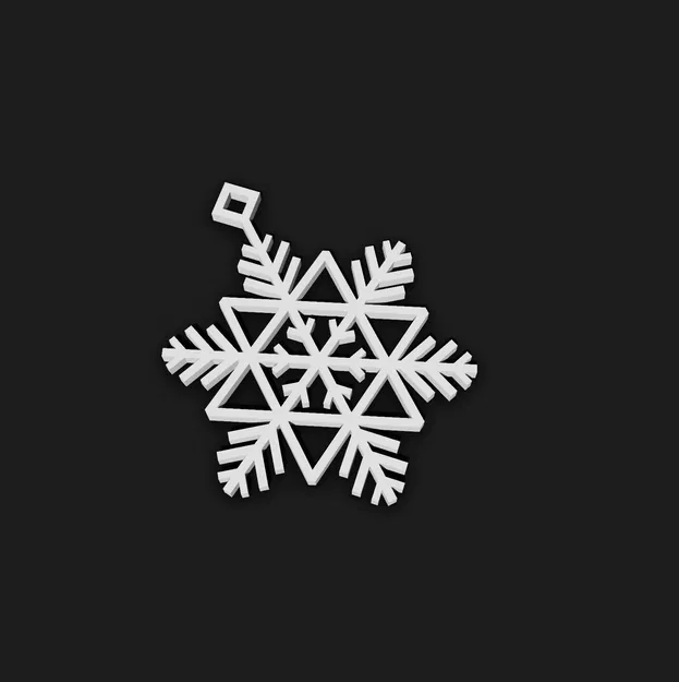 Bông Tuyết Trang Trí Cây Thông Noel | Mặt Dây Chuyền Bông Tuyết | Phụ Kiện Cây Thông Noel - Image 3