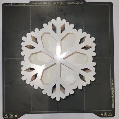 Hộp bông tuyết Giáng Sinh