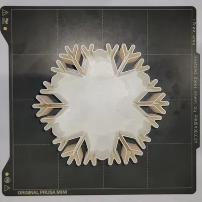 Hộp bông tuyết Giáng Sinh