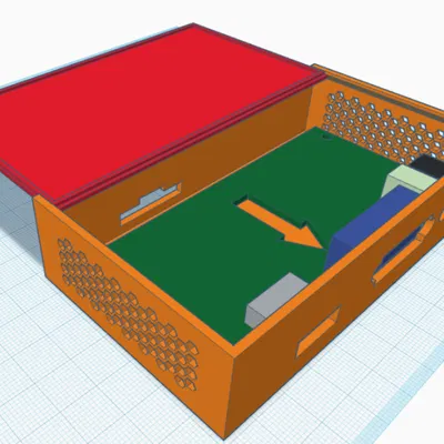 Vỏ Case cho Bo Mạch Điều Khiển HDMI VGA LP133WF2-SPA1