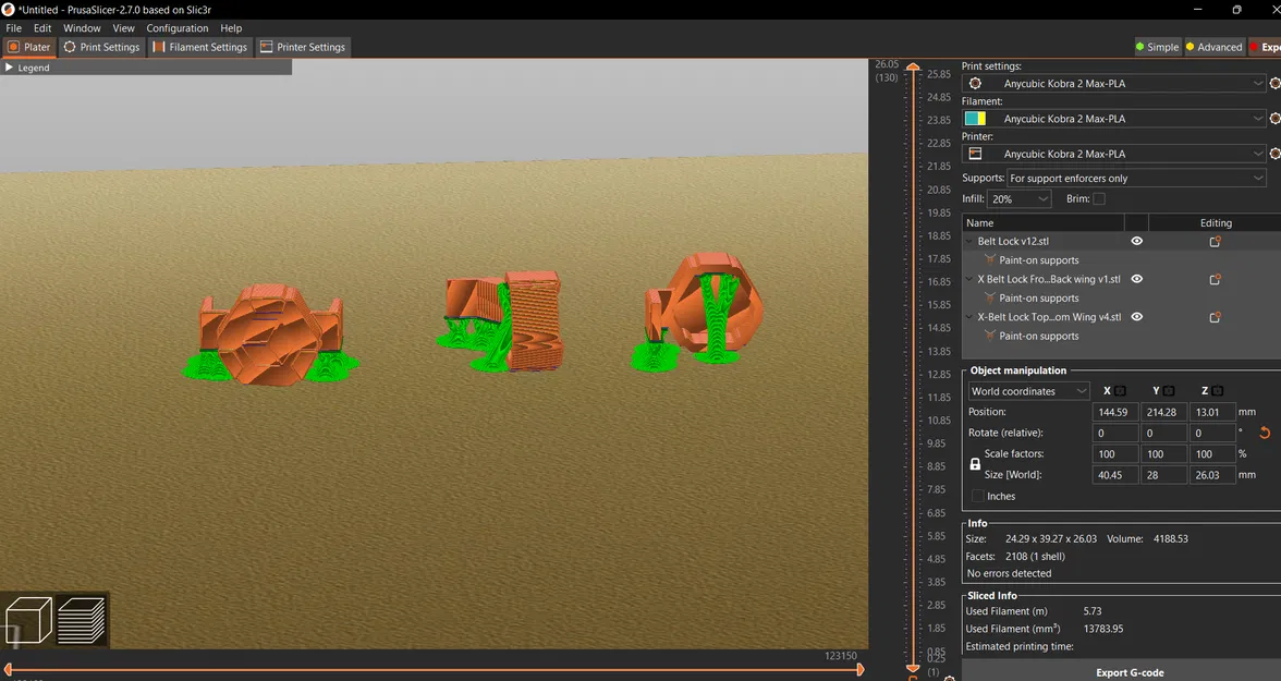 Chốt Khóa Dây Đai Anycubic Kobra 2 Max - Image 11