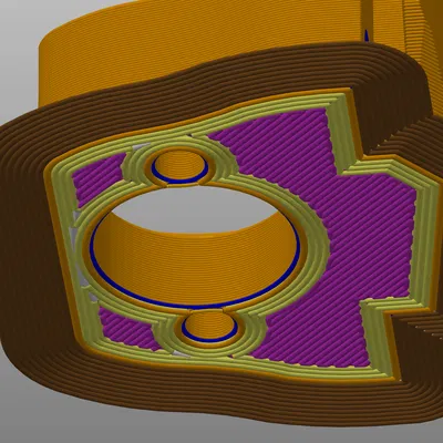 Voron V0.2 Kirigami Stealth Nut Block Tăng Cường