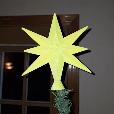 Đỉnh Sao Giáng Sinh Trang Trí Cây Thông