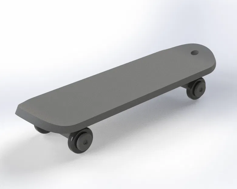 Móc Khóa Ván Trượt - Skateboard Key Chain - Image 1