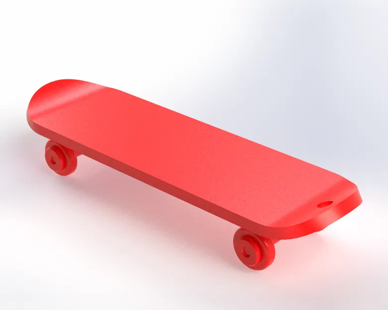 Móc Khóa Ván Trượt - Skateboard Key Chain - Image 2