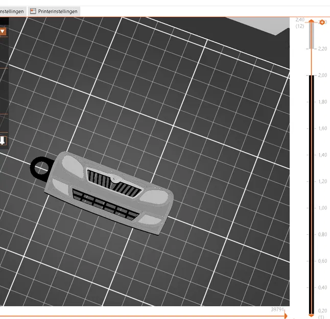 Móc Khóa Skoda Fabia Mk2 - Image 2