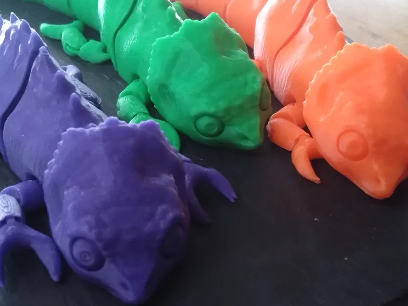 Mô Hình Tắc Kè Hoa Đồ Chơi Khớp Nối - Image 3