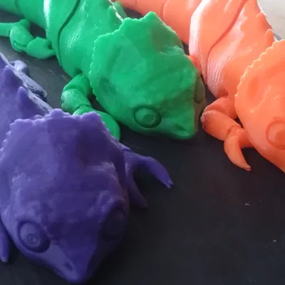 Mô Hình Tắc Kè Hoa Đồ Chơi Khớp Nối