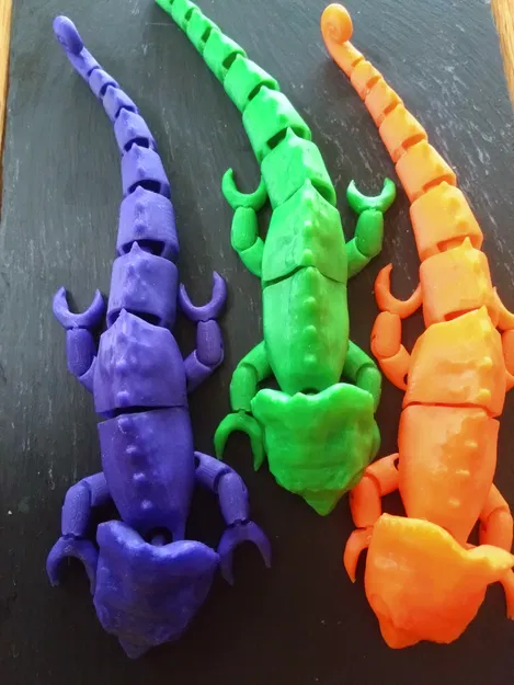 Mô Hình Tắc Kè Hoa Đồ Chơi Khớp Nối - Image 4