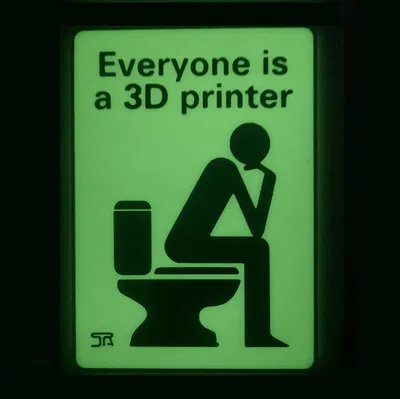 Biển Toilet Dành Cho Dân 3D Printer
