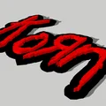 Tranh Logo KoRn Trang Trí Tường - Thumbnail 2