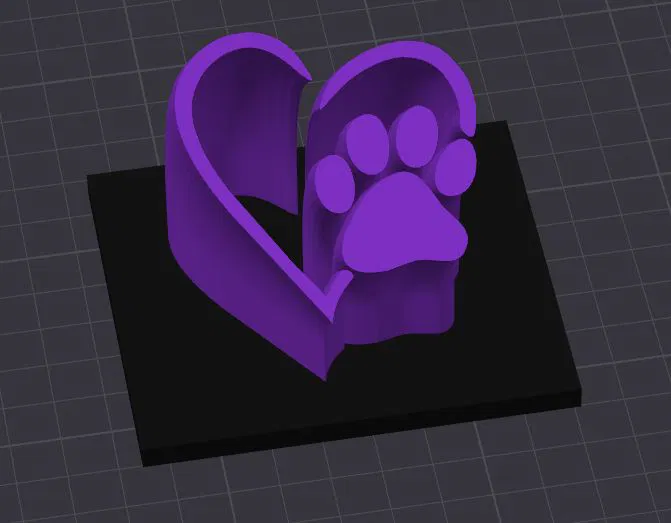 Mô hình Trái tim và Dấu chân - Image 2