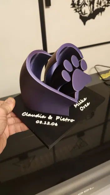 Mô hình Trái tim và Dấu chân - Image 3