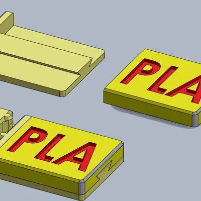 Kẹp dây tóc có thể thay đổi nhãn ghi loại dây tóc