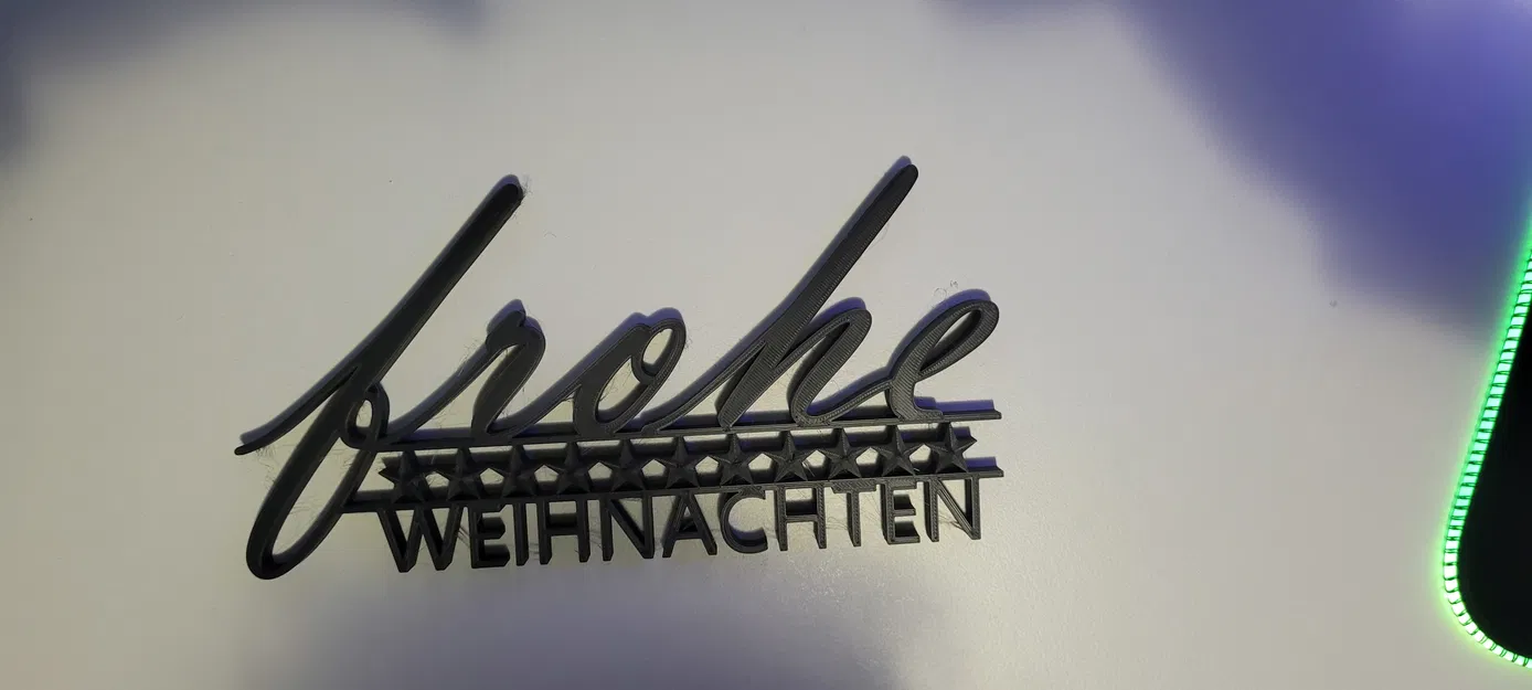 Biển "Frohe Weihnachten" - Image 2
