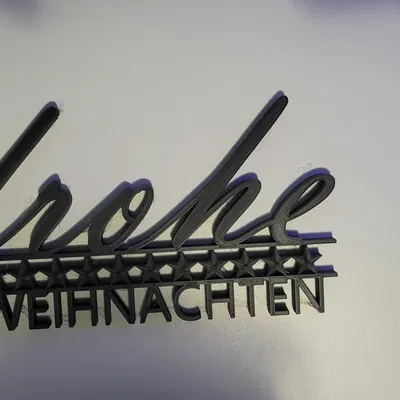 Biển "Frohe Weihnachten"