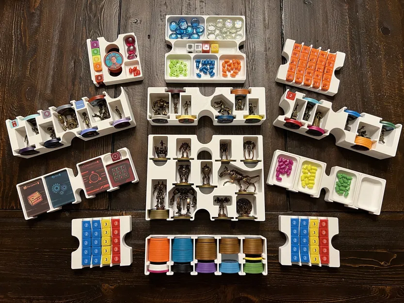 Bộ Insert / Khay Đựng Burncycle - Chứa Tất Cả Bản Mở Rộng và Cả Hai Bộ Brassmags - Image 1