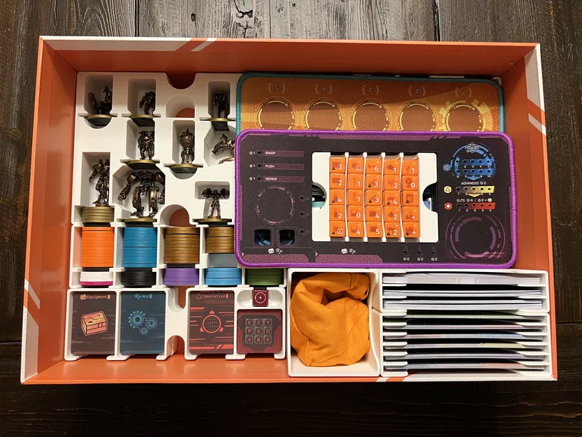 Bộ Insert / Khay Đựng Burncycle - Chứa Tất Cả Bản Mở Rộng và Cả Hai Bộ Brassmags - Image 21