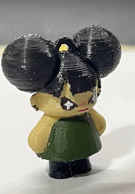 Móc khóa mô hình Dolli đơn giản dễ thương - Image 2