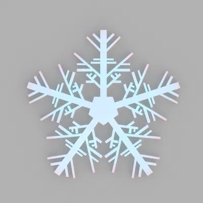 Phụ kiện trang trí hình bông tuyết