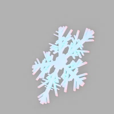 Phụ kiện trang trí hình bông tuyết