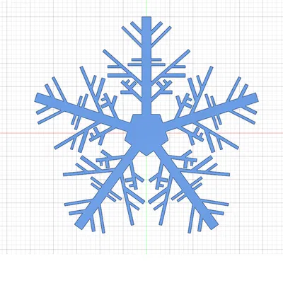 Phụ kiện trang trí hình bông tuyết