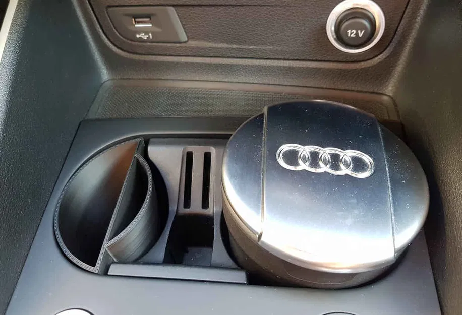 Hộc đựng đồ / gạt tàn bệ trung tâm xe Audi (Q2) - Image 3