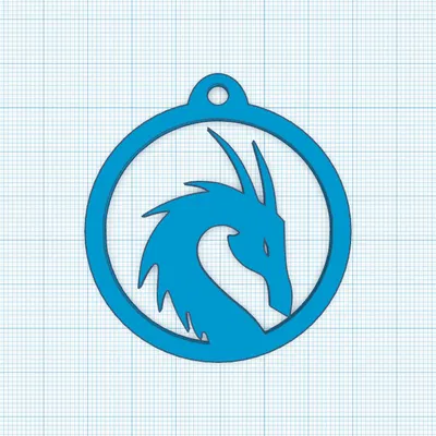 Móc Khóa Hình Rồng - In 3D Độc Đáo