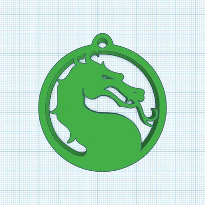 Móc Khóa Rồng 3D