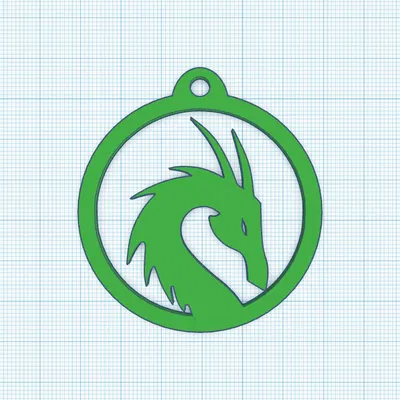 Móc Khóa Hình Rồng - In 3D Độc Đáo