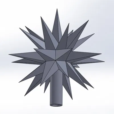 Đỉnh Ngôi Sao Cây Moravian, lấy cảm hứng từ Ngôi Sao Herrnhuter