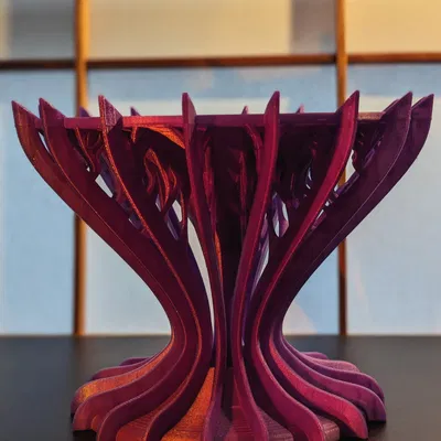 Đĩa Trang Trí Bánh Kiểu Art-Nouveau (Không Cần Support)