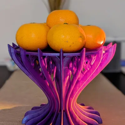 Đĩa Trang Trí Bánh Kiểu Art-Nouveau (Không Cần Support)