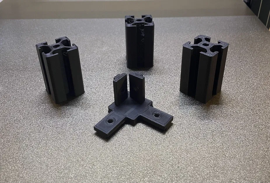 Phụ kiện nối góc 3 chiều cho thanh nhôm 3030 - Image 2