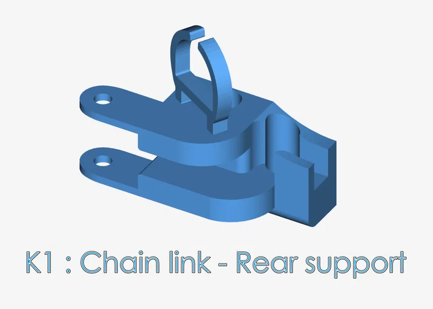 K1 : Mắt xích - Giá đỡ phía sau - Image 1